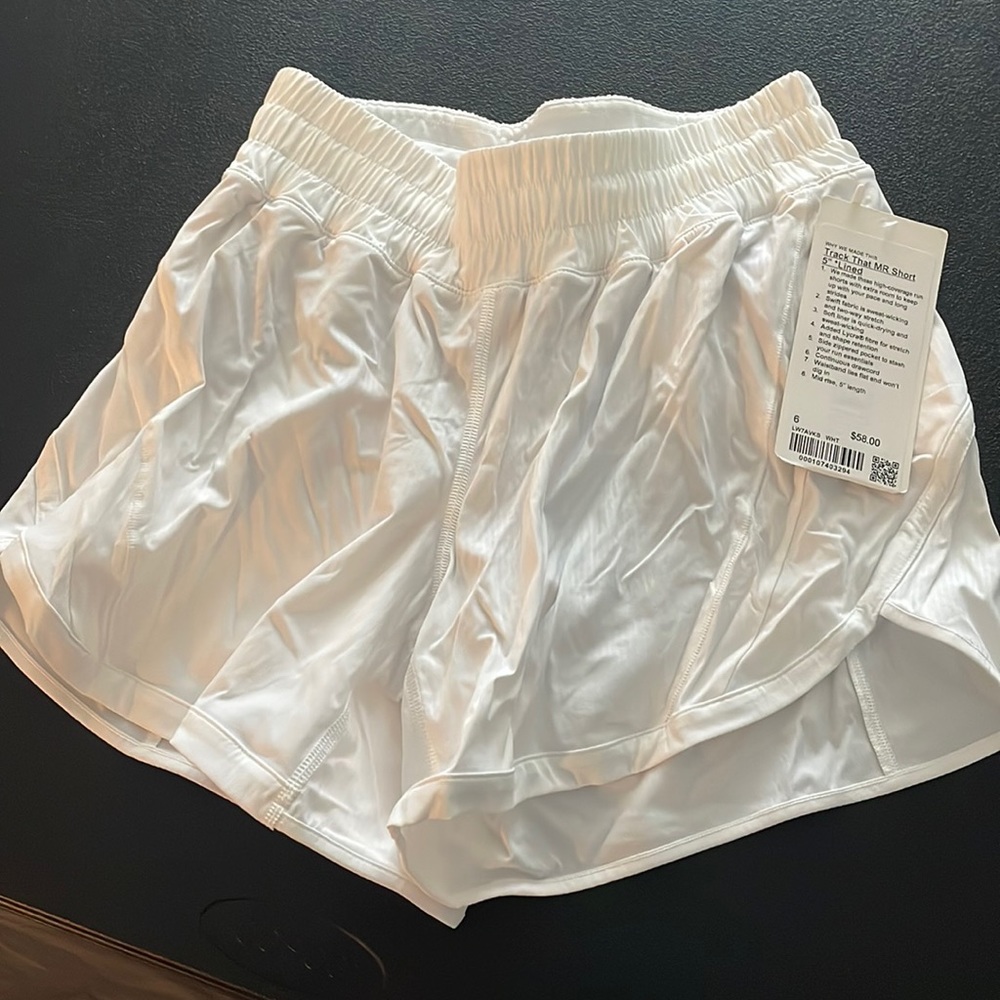 NWT track that MR shorts 5” lined